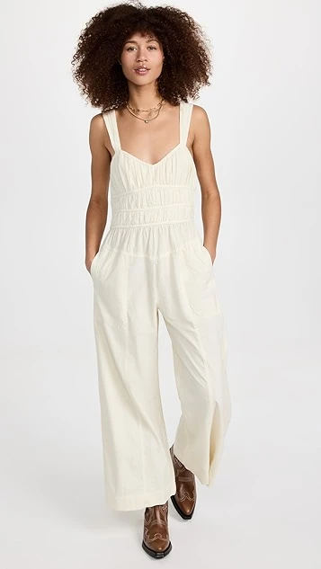 Free People After All Ruched Jumpsuit 3 Free People After All Ruched Jumpsuit