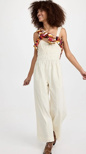 Free People After All Ruched Jumpsuit 6 Free People After All Ruched Jumpsuit - Image 4