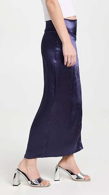 Free People Dakota Satin Midi Skirt 5 Free People Dakota Satin Midi Skirt - Image 3