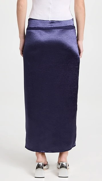 Free People Dakota Satin Midi Skirt 4 Free People Dakota Satin Midi Skirt - Image 2