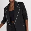 Good American Scuba Crystal Blazer