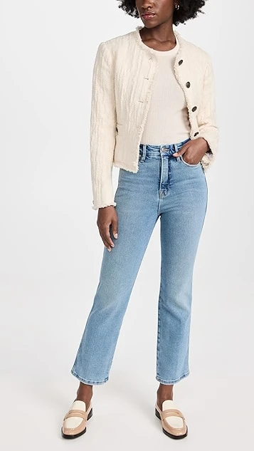 Good American Good Curve Straight Jeans 6 Good American Good Curve Straight Jeans - Image 4