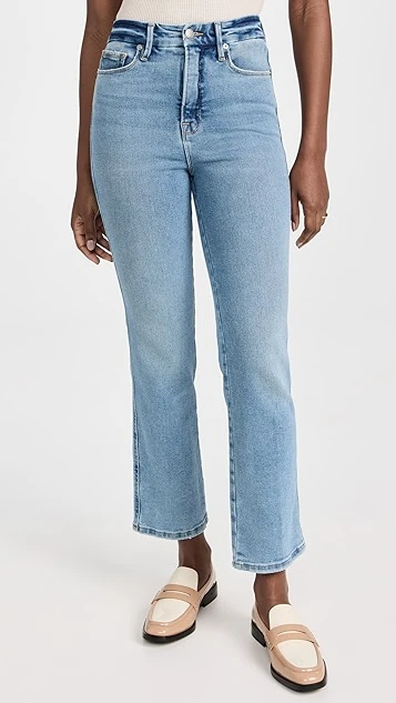 Good American Good Curve Straight Jeans 9 Good American Good Curve Straight Jeans - Image 7