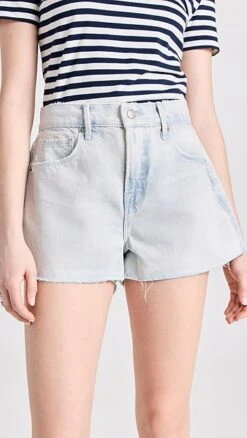 Good American Good 90s Drawstring Shorts