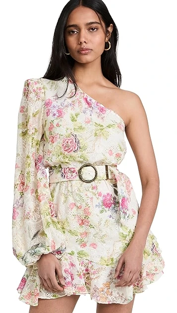 Hemant And Nandita One Shoulder Mini Dress 8 Hemant And Nandita One Shoulder Mini Dress - Image 6