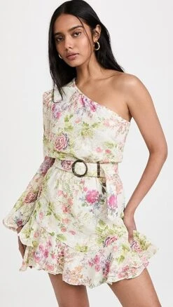 Hemant And Nandita One Shoulder Mini Dress