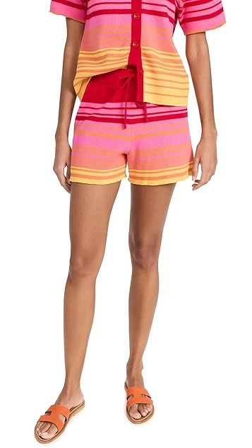 MONROW Sunset Sweater Easy Shorts 8 MONROW Sunset Sweater Easy Shorts - Image 6