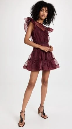 SIMKHAI Monique Organza Ruffle Sleeve Mini Dress 12 SIMKHAI Monique Organza Ruffle Sleeve Mini Dress -Agolde Store jondb3097112141 1661540317994 2 0. UX357 QL90