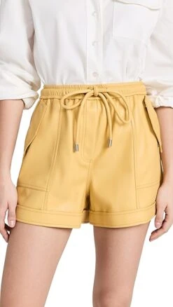 SIMKHAI Doah Faux Leather Drawstring Shorts 14 SIMKHAI Doah Faux Leather Drawstring Shorts -Agolde Store jondb3111014fc8 1675101802995 2 0. UX357 QL90