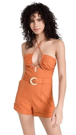 SIMKHAI Belted Halter Romper 14 SIMKHAI Belted Halter Romper -Agolde Store jondb311111c1fd 1675096360174 2 0. UX357 QL90