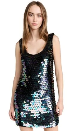 JoosTricot Sequins Crochet Mini Dress -Agolde Store joodb301601cd2d 1670620905584 2 0. UX357 QL90