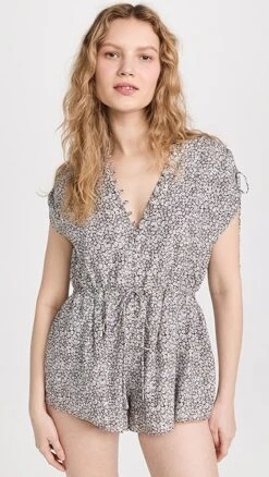 Joslin Mary Lin Silk Cotton Romper -Agolde Store josli3002313026 1673446632678 2 0. UX357 QL90