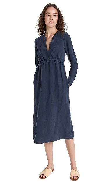 James Perse Empire Seam Open Front Dress 8 James Perse Empire Seam Open Front Dress - Image 6