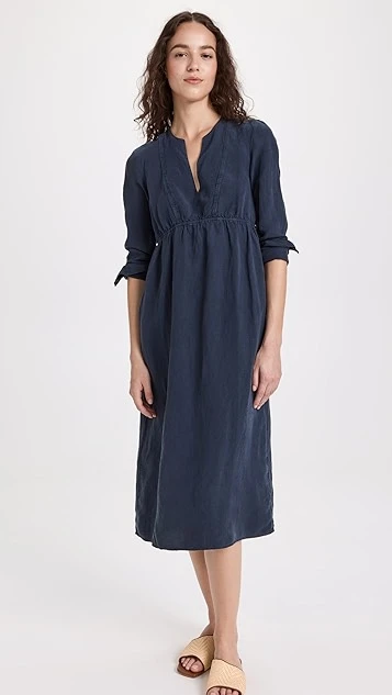 James Perse Empire Seam Open Front Dress 6 James Perse Empire Seam Open Front Dress - Image 4