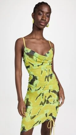 Jonathan Simkhai STANDARD Trixie Printed Mesh Jersey Mini Dress -Agolde Store jstan3014949989 1670355837086 2 0. UX357 QL90