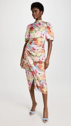 KITRI Annabelle Painted Floral Dress 14 KITRI Annabelle Painted Floral Dress -Agolde Store kitri3008865759 1680038934932 2 0. UX357 QL90