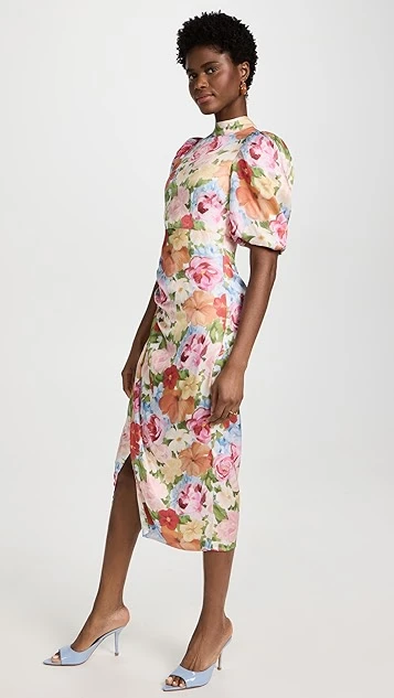 KITRI Annabelle Painted Floral Dress 5 KITRI Annabelle Painted Floral Dress - Image 3