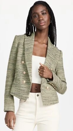 L'AGENCE Brooke Crop Blazer