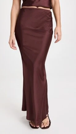 Lioness Hudson Satin Maxi Skirt