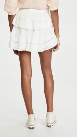 LoveShackFancy Ruffle Miniskirt 10 LoveShackFancy Ruffle Miniskirt -Agolde Store lshac3070512926 q2 2 0. UX357 QL90
