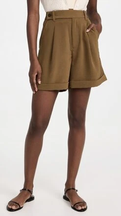 Madewell Harlow Drapey Wrinkle Shorts