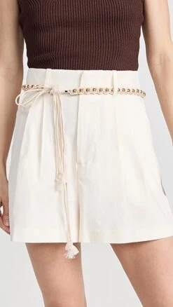 Scotch & Soda High Rise Linen Summer Shorts