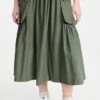Molly Goddard A Line Skirt With Patch Pockets -Agolde Store mgodd3000210719 1665677328988 2 0. UX357 QL90