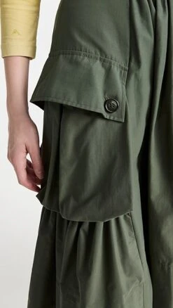 Molly Goddard A Line Skirt With Patch Pockets -Agolde Store mgodd3000210719 1665677329322 2 0. UX357 QL90