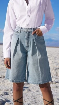 MOTHER The Pleated Undercover Shorts