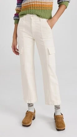 MOTHER The Rambler Cargo Ankle Jeans