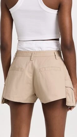 Marissa Webb Easton Contrast Corset Cargo Shorts -Agolde Store mwebb303031f7c1 1675807406228 2 0. UX357 QL90