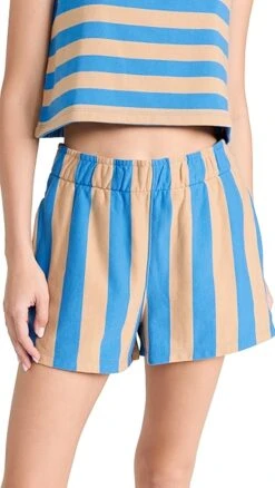 MWL By Madewell Martini Striped Shorts -Agolde Store mwlbm3013020a7f 1683226536732 2 0. UX357 QL90