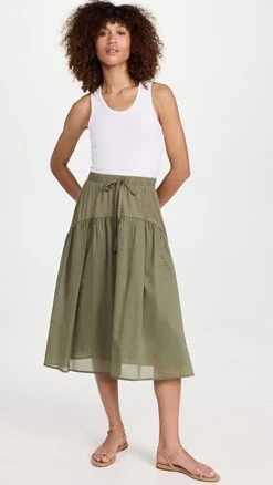 Nation LTD Helena Combo Midi Skirt 12 Nation LTD Helena Combo Midi Skirt -Agolde Store natio1054310789 1683654715163 2 0. UX357 QL90