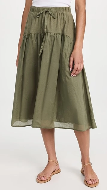 Nation LTD Helena Combo Midi Skirt 9 Nation LTD Helena Combo Midi Skirt - Image 7