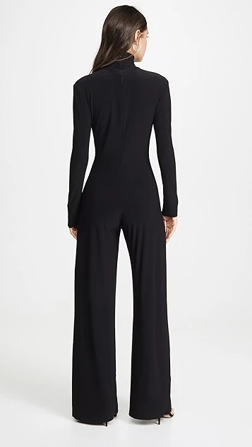 Norma Kamali Long Sleeve Turtleneck Jumpsuit 4 Norma Kamali Long Sleeve Turtleneck Jumpsuit - Image 2