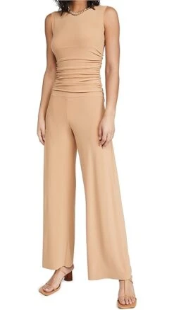 Norma Kamali Kamali Kulture Shirred Waist Jumpsuit -Agolde Store nkama3094411231 q6 2 0. UX357 QL90