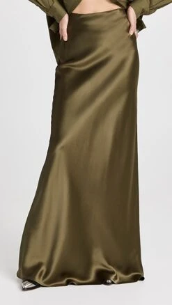 Nili Lotan Clelia Slik Skirt -Agolde Store nlota2130314fce 1675463535611 2 0. UX357 QL90