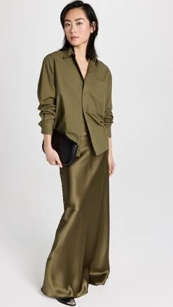 Nili Lotan Clelia Slik Skirt -Agolde Store nlota2130314fce 1675463535617 2 0. UX357 QL90