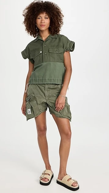 Oak & Acorn Reborn Slouchy Cargo Shorts 6 Oak & Acorn Reborn Slouchy Cargo Shorts - Image 4