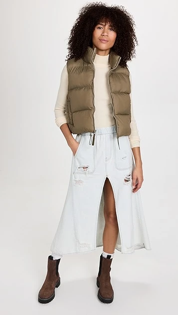 One Teaspoon Bel Air Blue Shabby Skirt 3 One Teaspoon Bel Air Blue Shabby Skirt