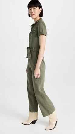 PAIGE Short Sleeve Anessa Jumpsuit -Agolde Store pdeni413561423c 1641835386183 2 0. UX357 QL90