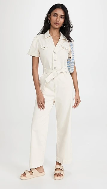 PAIGE Anessa Puff Sleeve Jumpsuit 6 PAIGE Anessa Puff Sleeve Jumpsuit - Image 4