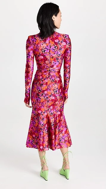 Philosophy Di Lorenzo Serafini Floral Dress 4 Philosophy Di Lorenzo Serafini Floral Dress - Image 2