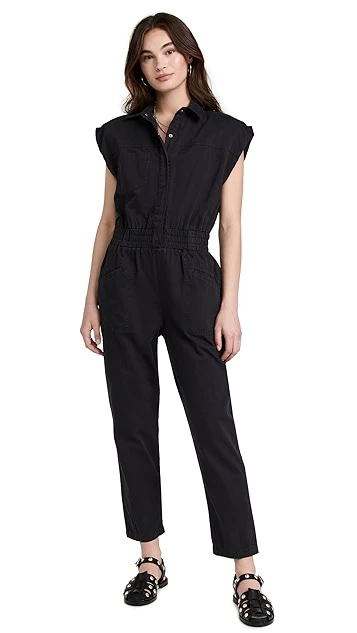 Pistola Denim Rosie Shoulder Padded Jumpsuit 8 Pistola Denim Rosie Shoulder Padded Jumpsuit - Image 6