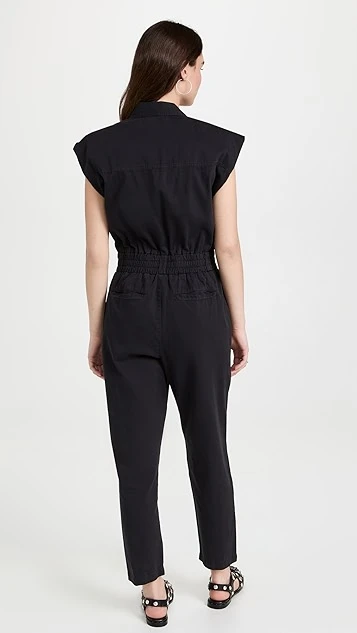 Pistola Denim Rosie Shoulder Padded Jumpsuit 4 Pistola Denim Rosie Shoulder Padded Jumpsuit - Image 2