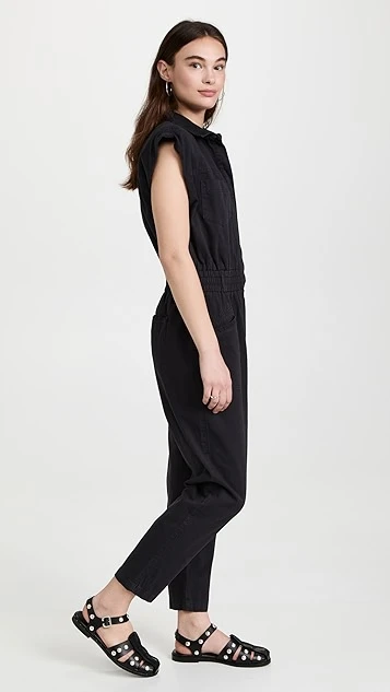 Pistola Denim Rosie Shoulder Padded Jumpsuit 5 Pistola Denim Rosie Shoulder Padded Jumpsuit - Image 3