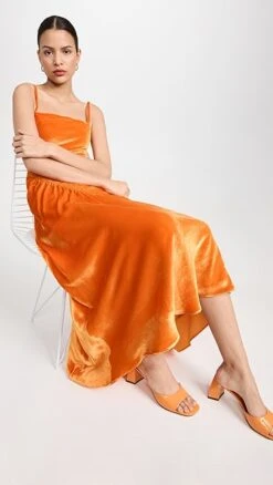 Proenza Schouler Silk Viscose Velvet Gathered Dress -Agolde Store prosh2059510bee 1673547653177 2 0. UX357 QL90