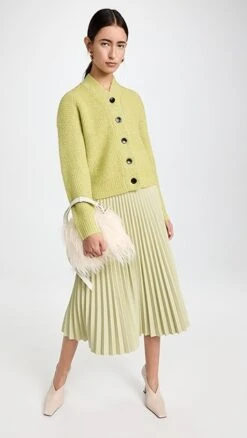 Proenza Schouler White Label Faux Leather Pleated Midi Skirt 12 Proenza Schouler White Label Faux Leather Pleated Midi Skirt -Agolde Store pswll3030310949 1666818191117 2 0. UX357 QL90