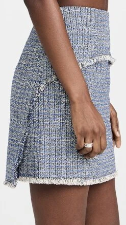 Proenza Schouler White Label Tweed Mini Skirt -Agolde Store pswll303111a00e 1673991678555 2 0. UX357 QL90