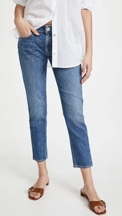 Rag & Bone Dre Low Rise Slim Boyfriend Jeans